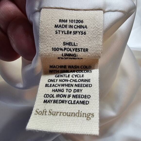 Soft Surroundings Cami Womens 1X White Sleeveless Top Neutral Minimalist Layered - Picture 8 of 8